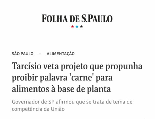 Vitória da SVB: Projeto que proibia o uso do termo “carne” para alimentos vegetais é vetado em São Paulo