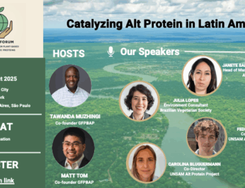 SVB participa em webinar promovido pelo Global Forum for Plant-Based and Alternative Proteins