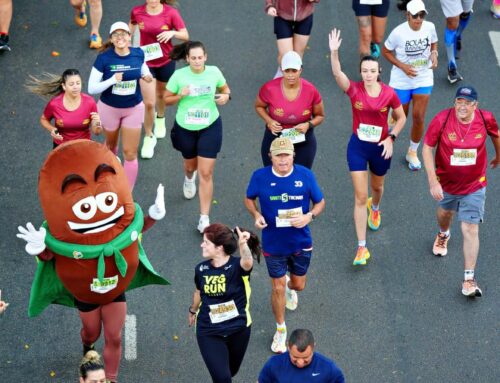 Mascote vegano corre 30ª Maratona Internacional de São Paulo